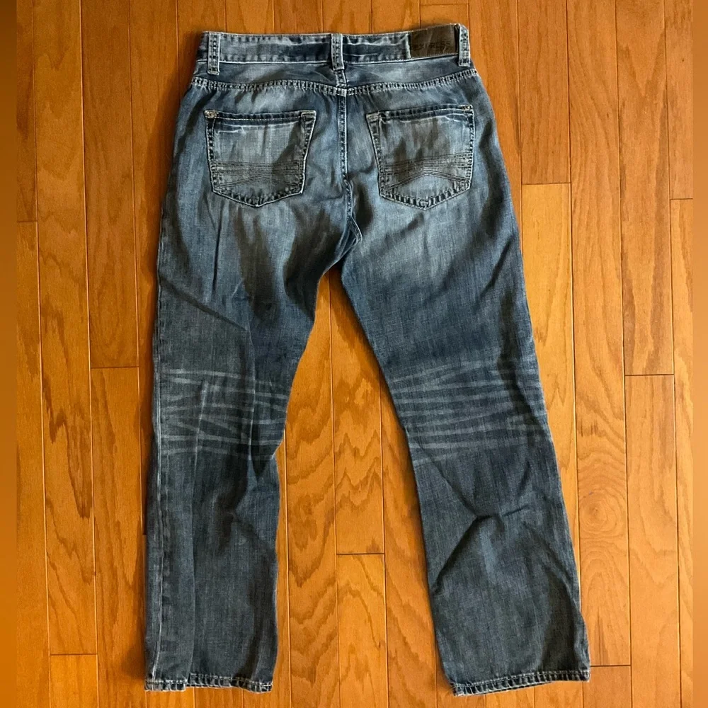 Men’s Express Jeans Loose Fit Zipper 🪰 Blue Jeans!